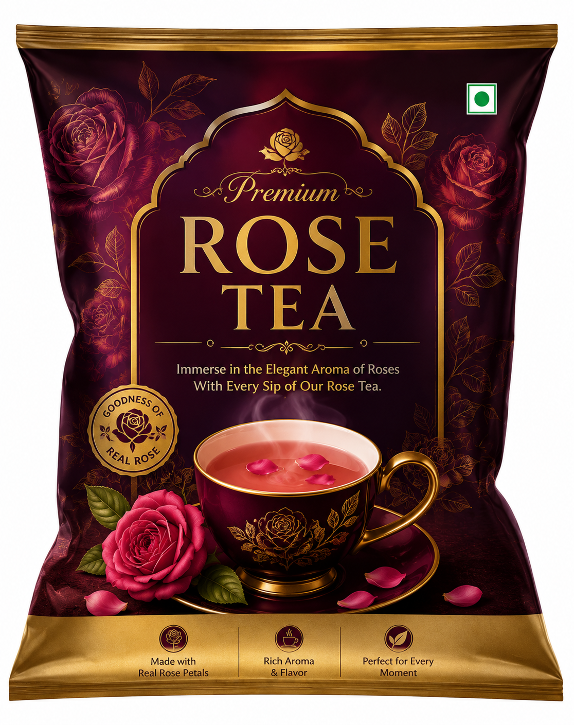 Rose Tea packet