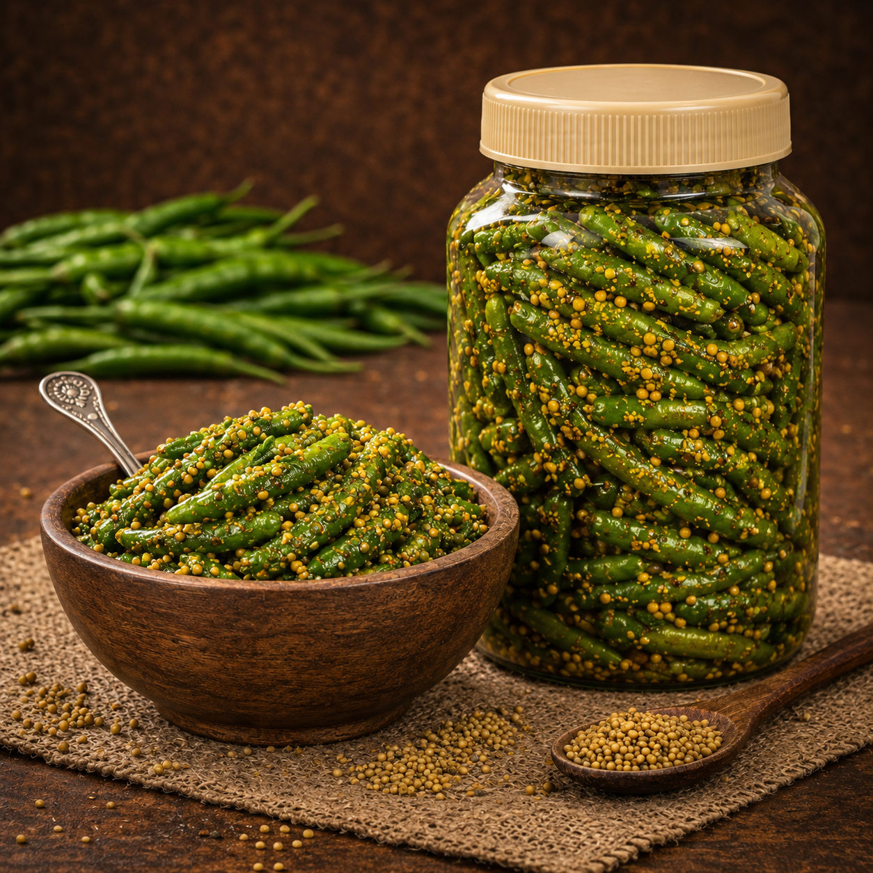 green chilli pickle